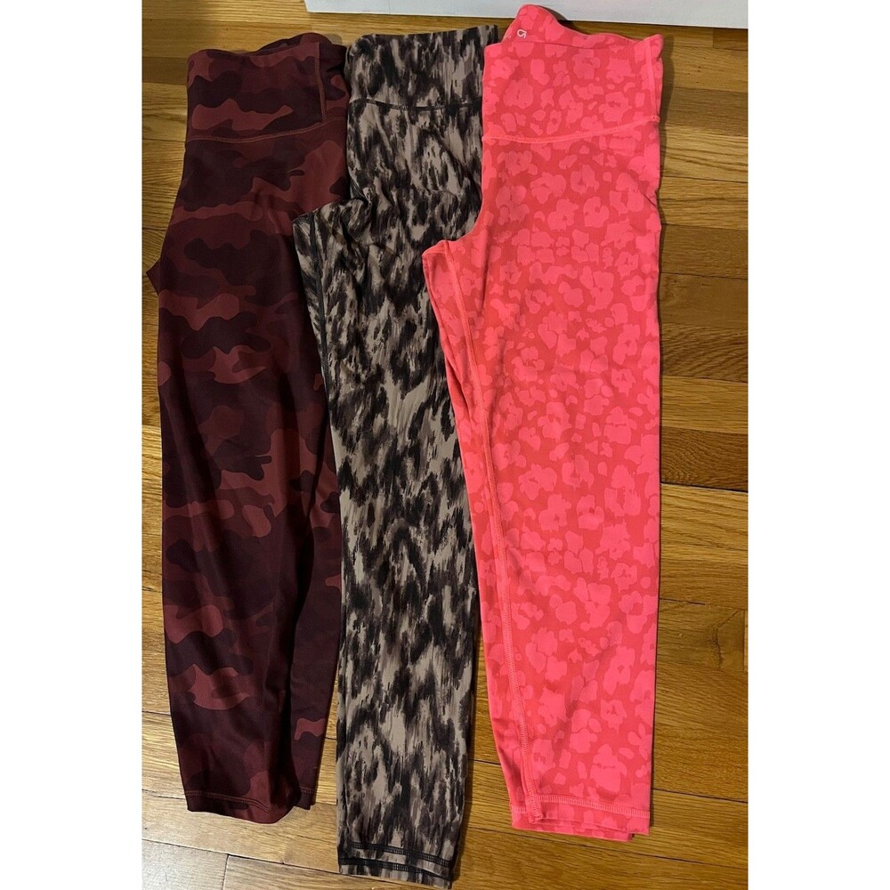 GapFit Women’s High Rise Ankle Leggings - M - bundle of three pairs - multicolor